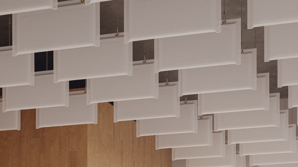 FDA-Approved Acoustic Ceiling Baffles